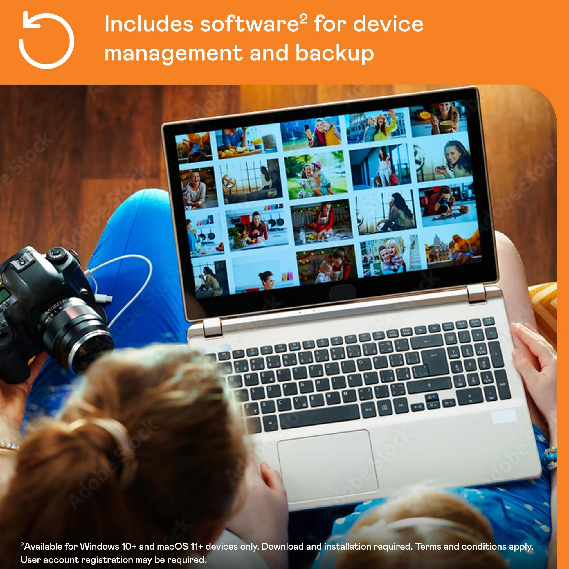 WD Mobile My Passport-Festplatte, funktioniert mit USB-C 6 TB (Mobile Festplatte, Passwortschutz, Backup-Software, USB 3.2 Gen 1, 3 Jahre Garantie) Siliziumgrau