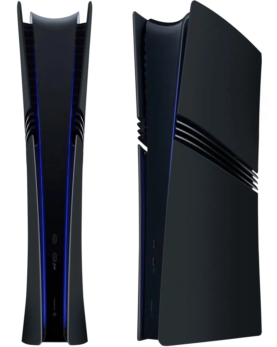 Joso Frontblende für PS5 Pro Digital Edition, Kratzfeste und staubdichte Ersatzabdeckung, passgenaue Abdeckung für PS5 Pro-Konsole (Digitalversion), einfache Installation–Schwarz
