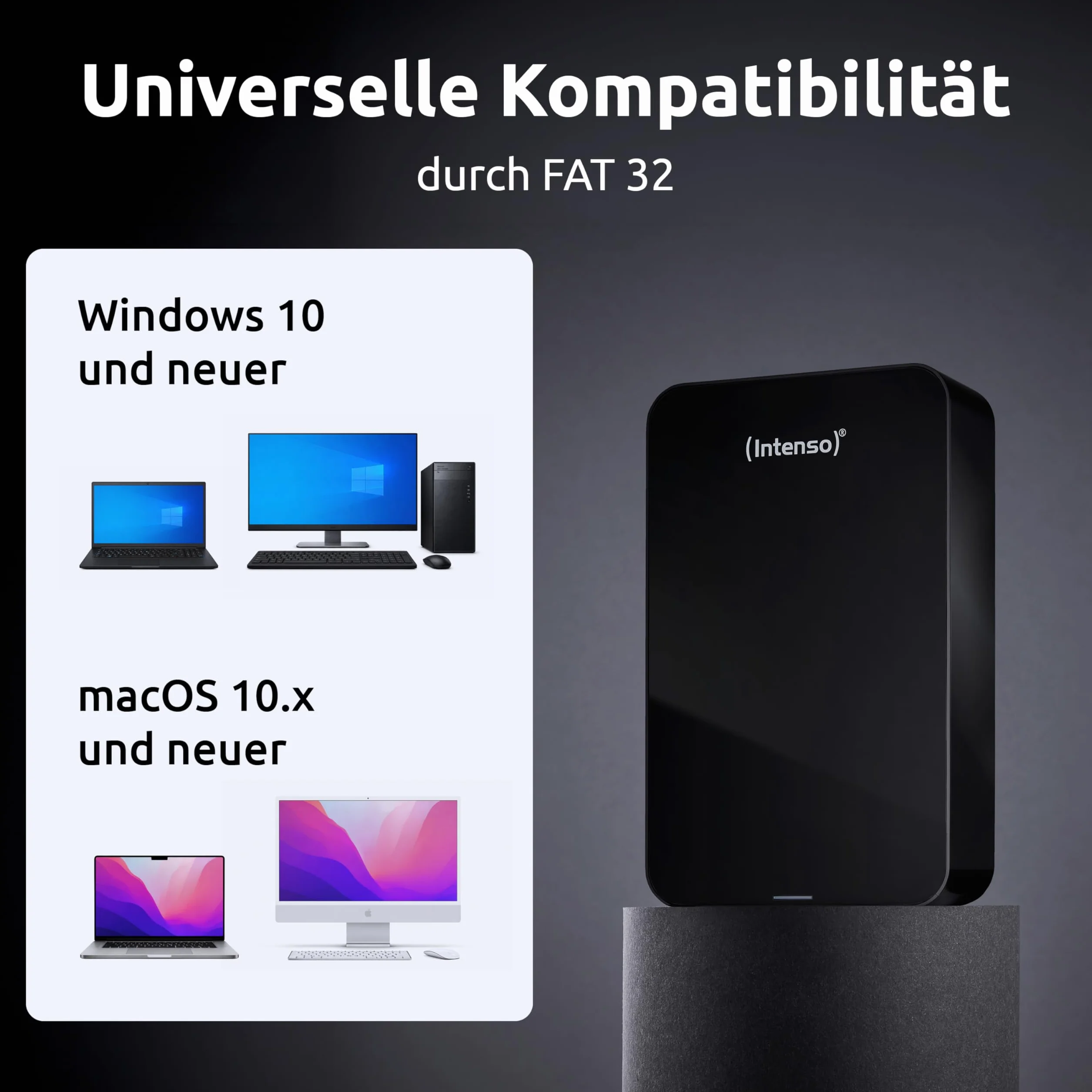 Intenso 3,5" Desktop HDD 3.0 8TB Memory Center