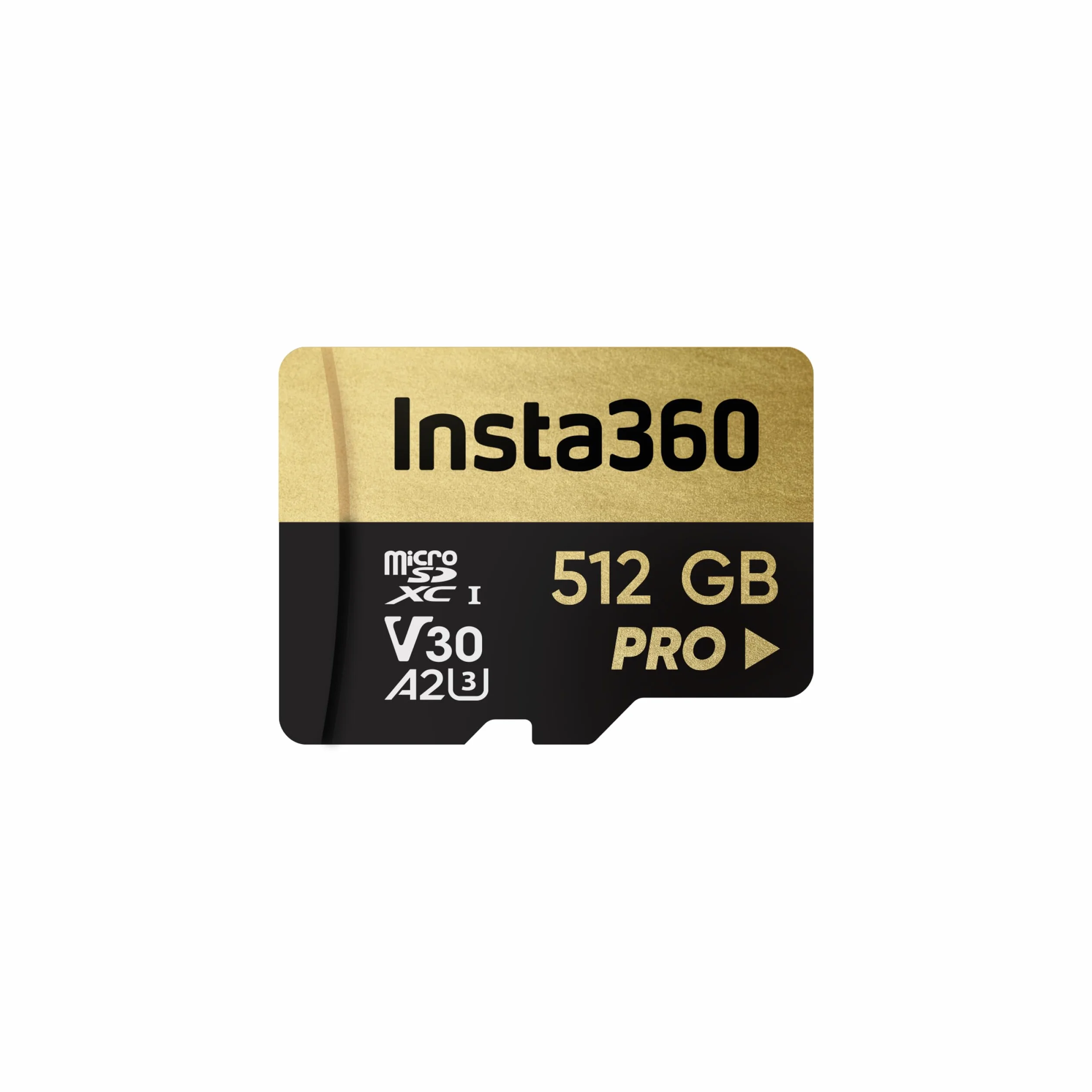 Insta360 512 GB PRO microSDXC-Speicherkarte, V30, A2, UHS-I, 90 MB/s Lese-/Schreibgeschwindigkeit