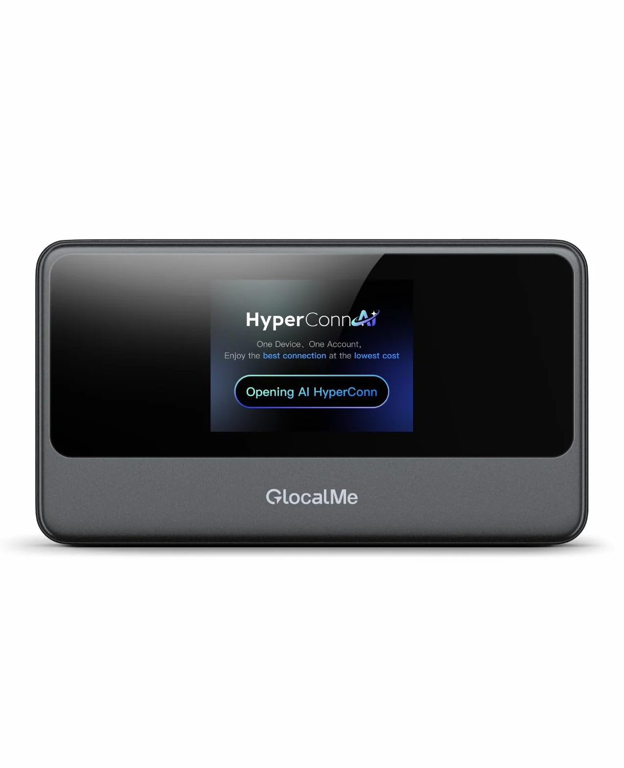 GlocalMe MeowGo Mobiler WLAN Router, SIM-frei, 4G LTE Router mit AI-HyperConn, bis zu 390 Mbps, Abdeckung in 200 Ländern, Tragbares WLAN ohne Vertrag, Mobiler Hotspot bis zu 10 Geräte, 15 Std. Nutzung