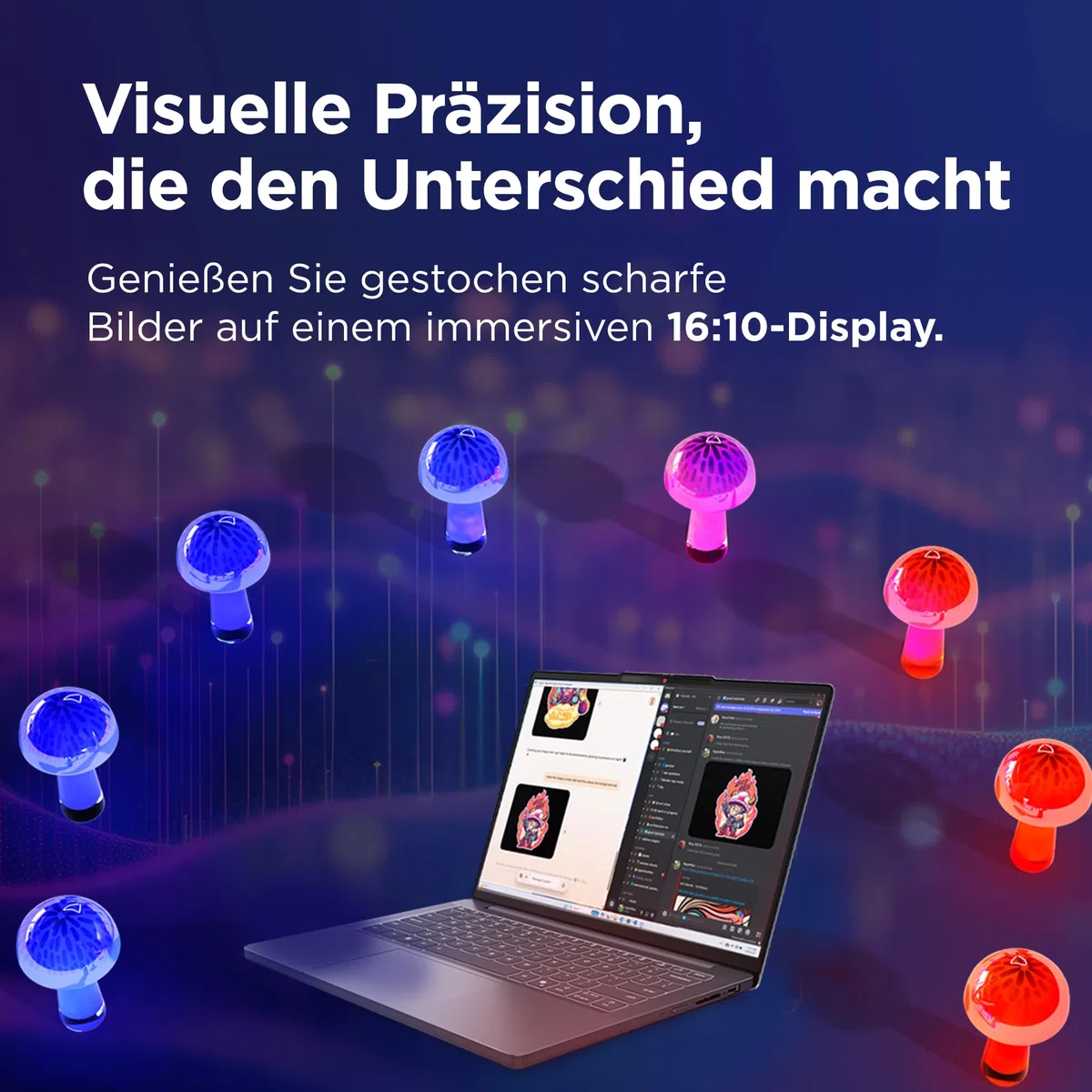 Lenovo IdeaPad Slim 3i Laptop 14" WUXGA Intel Core i5 13420H 16GB RAM 512GB SSD Win11 Luna Grau