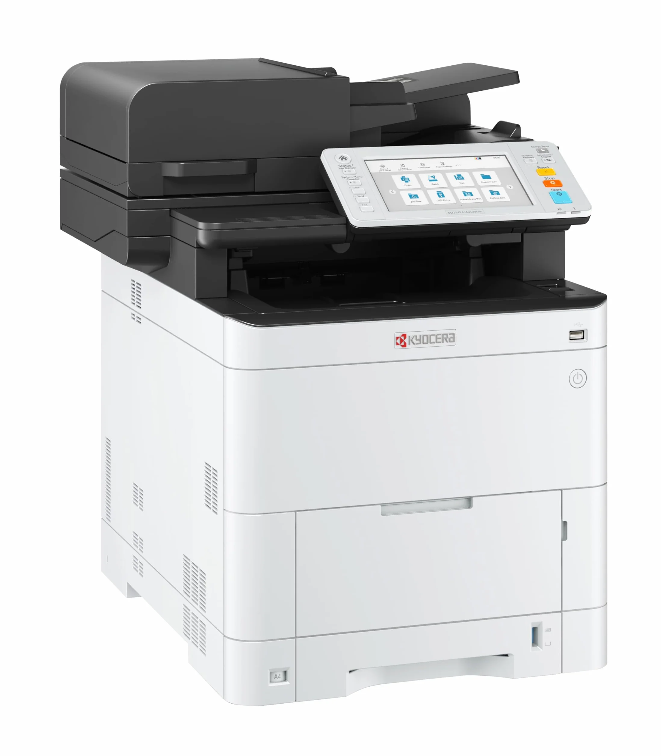 Kyocera Ecosys MA3500cifx Farblaserdrucker Multifunktionsgerät, Duplex, 35 Seiten pro Minute Drucker Scanner Kopierer, Faxen, Laserdrucker Multifunktionsgerät, Touchpanel, Gigabit LAN, Mobile Print