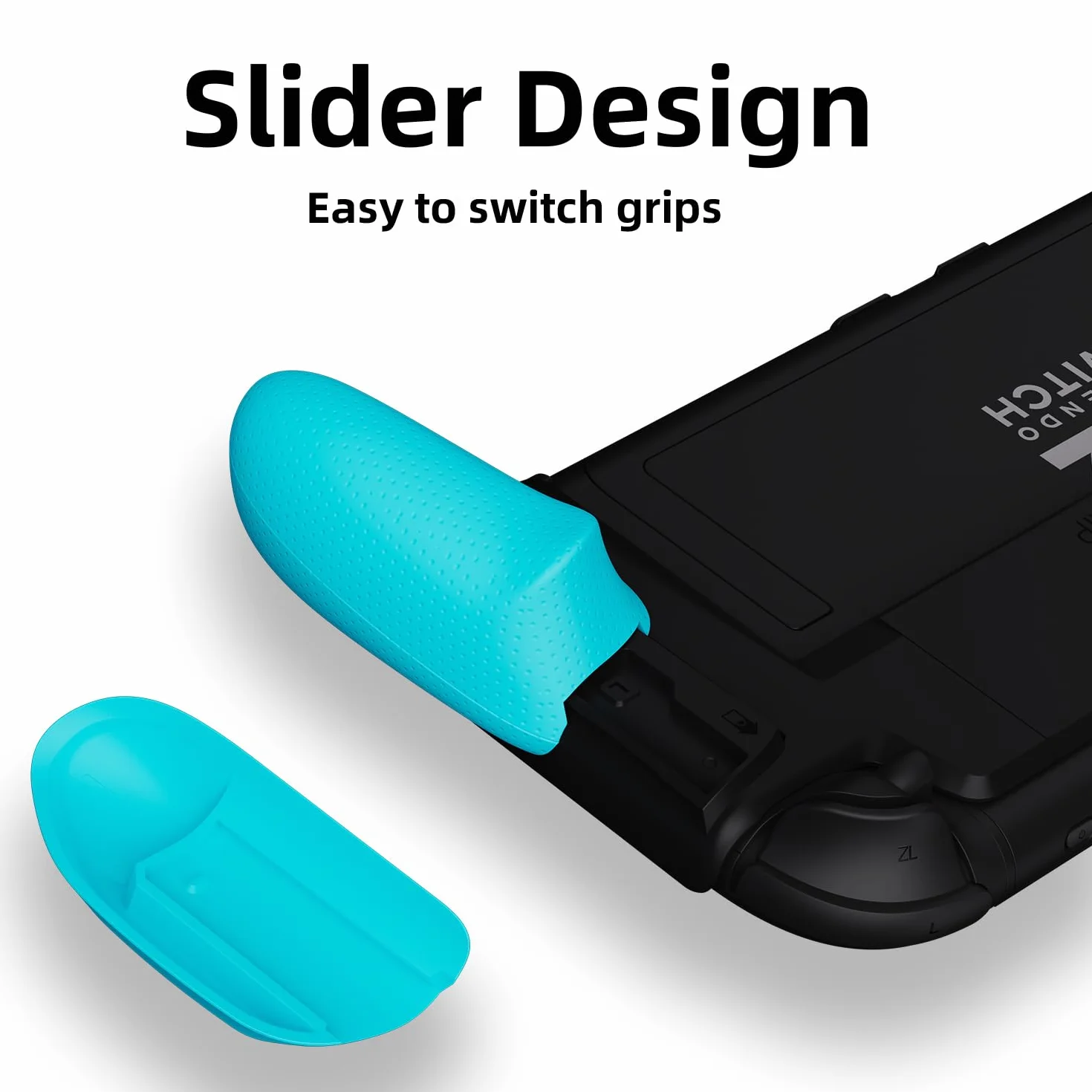 Savage Raven by Skull & Co. NeoGrip Bundle for Nintendo Switch 2: An Ergonomic Grip Hard Shell Handheld Case with Replaceable Grips [to fit All Hands Sizes] [with Carrying Case]- Black