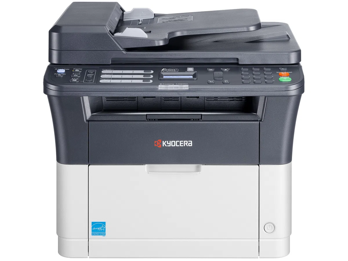 Kyocera Ecosys FS-1325MFP Laserdrucker Multifunktionsgerät 4-in-1 Schwarz Weiss: Multifunktionsdrucker mit Duplex, Drucker Scanner Kopierer, Faxgerät