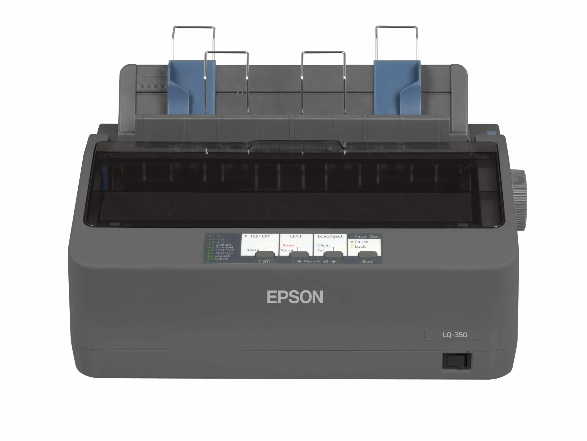 Epson LQ-350, 24 pins, 53 dB 22W, 200 V - 240 V AC, C11CC25001 (22W, 200 V - 240 V AC Parallel, Serial, USB 2.0)