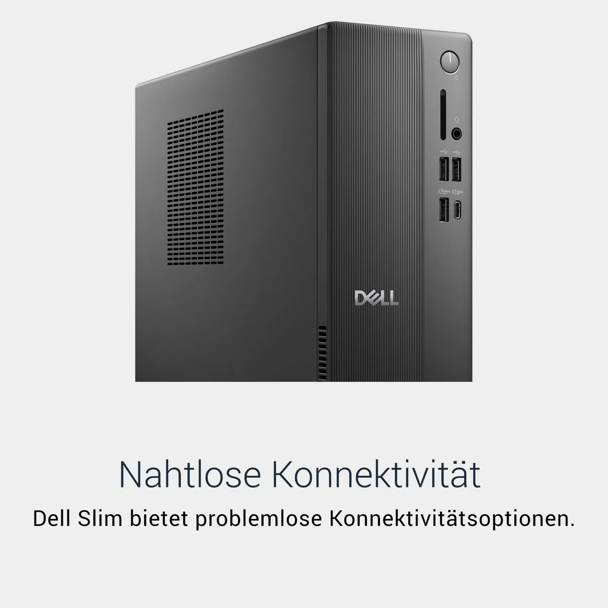 Dell Slim Desktop ECS1250 - Intel Core Ultra 5-225 Processor, 16GB DDR5 RAM, 1TB SSD, Intel UHD Graphics, Windows 11 Home - Black