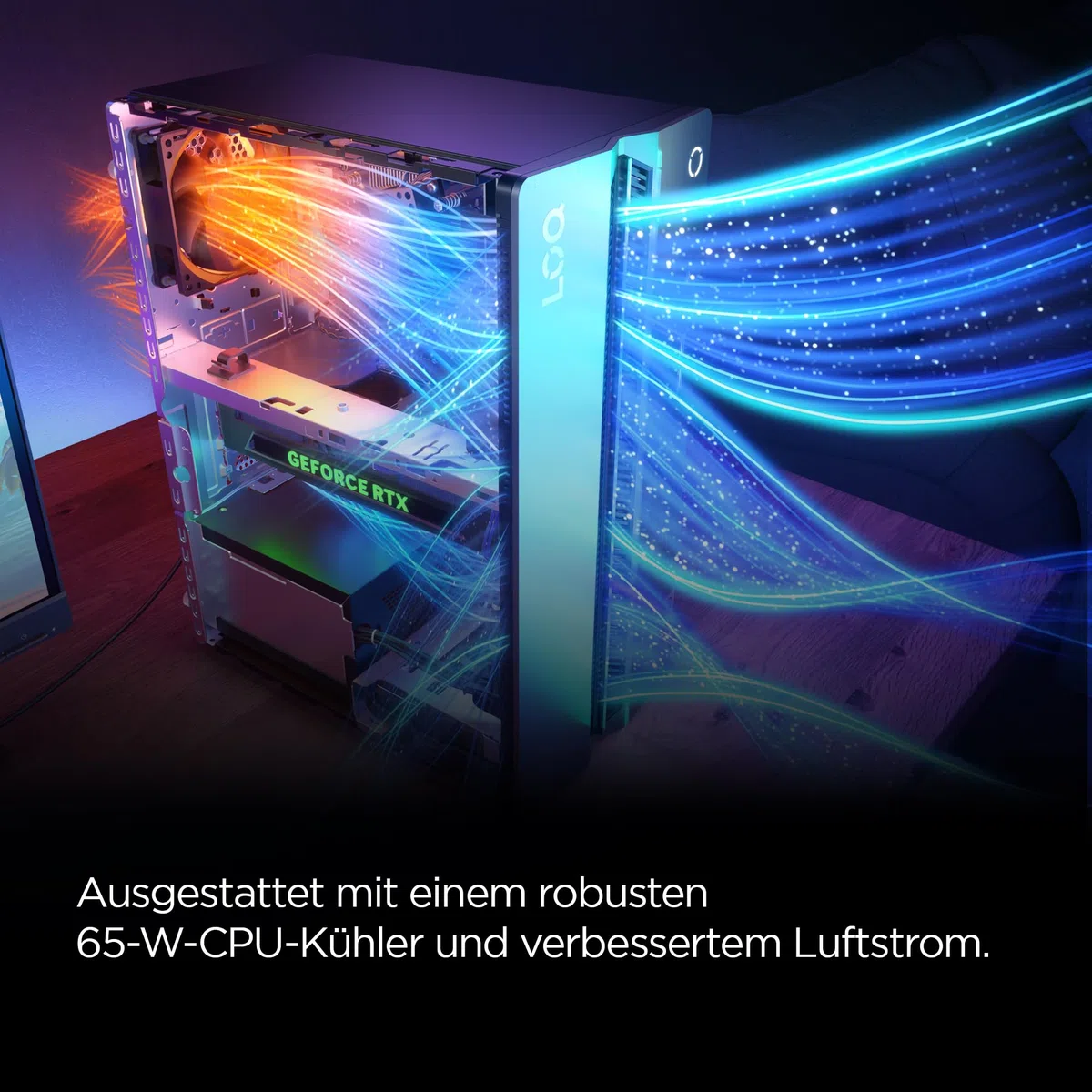 Lenovo LOQ Tower Gaming Desktop-PC | NVIDIA GeForce RTX 5060 | Intel Core i5-14400F |16GB RAM | 1TB SSD | Win11 | Luna Grau - Raven Schwarz | 17L | 3 Monate GamePass | 3 Monate Premium Care
