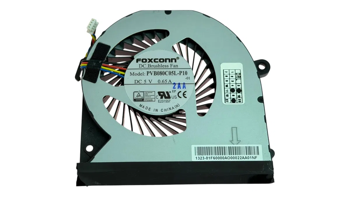 CPU FAN compatible Foxconn Intel NUC11, NUC12 NUC13 Pro, 1323-01F6000 PVB080C05L-P10-01 BAZC0810R5HY006 BAZC0810R5HY010, 1323-01F7000, NUC11TNK
