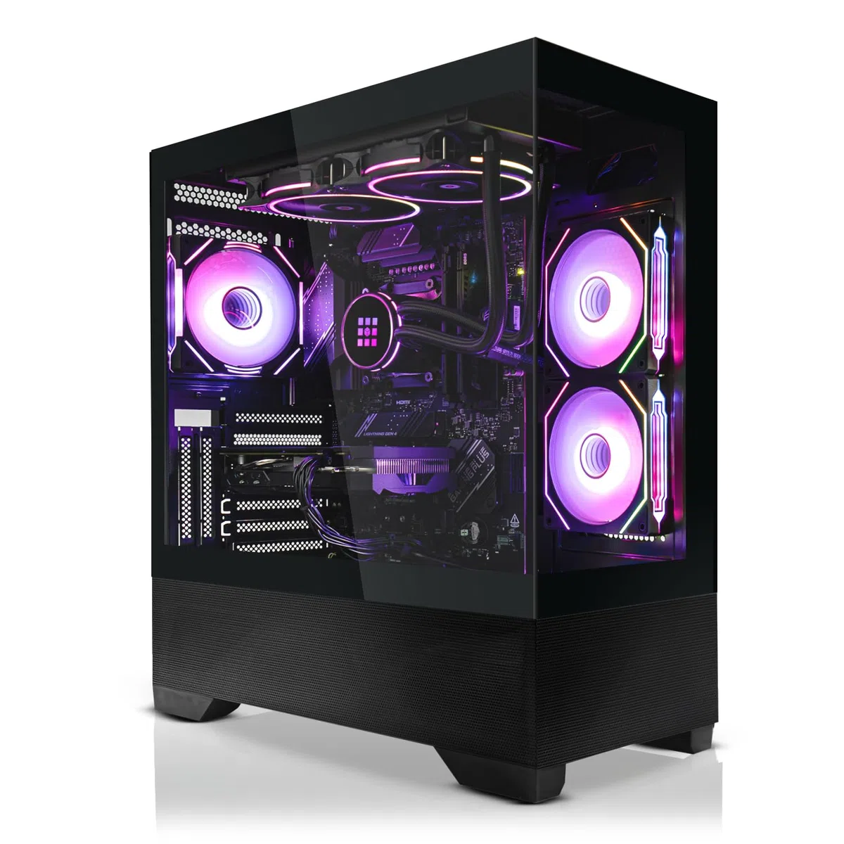 SYSTEMTREFF High-End Gaming PC AMD Ryzen 7 9800X3D 8x5.2GHz | AMD Radeon RX 9070 XT 16GB DX12 | 1TB M.2 NVMe | 32GB DDR5 RAM | Windows 11 | WLAN Desktop Computer Rechner für Gamer, Zocker & Streamer