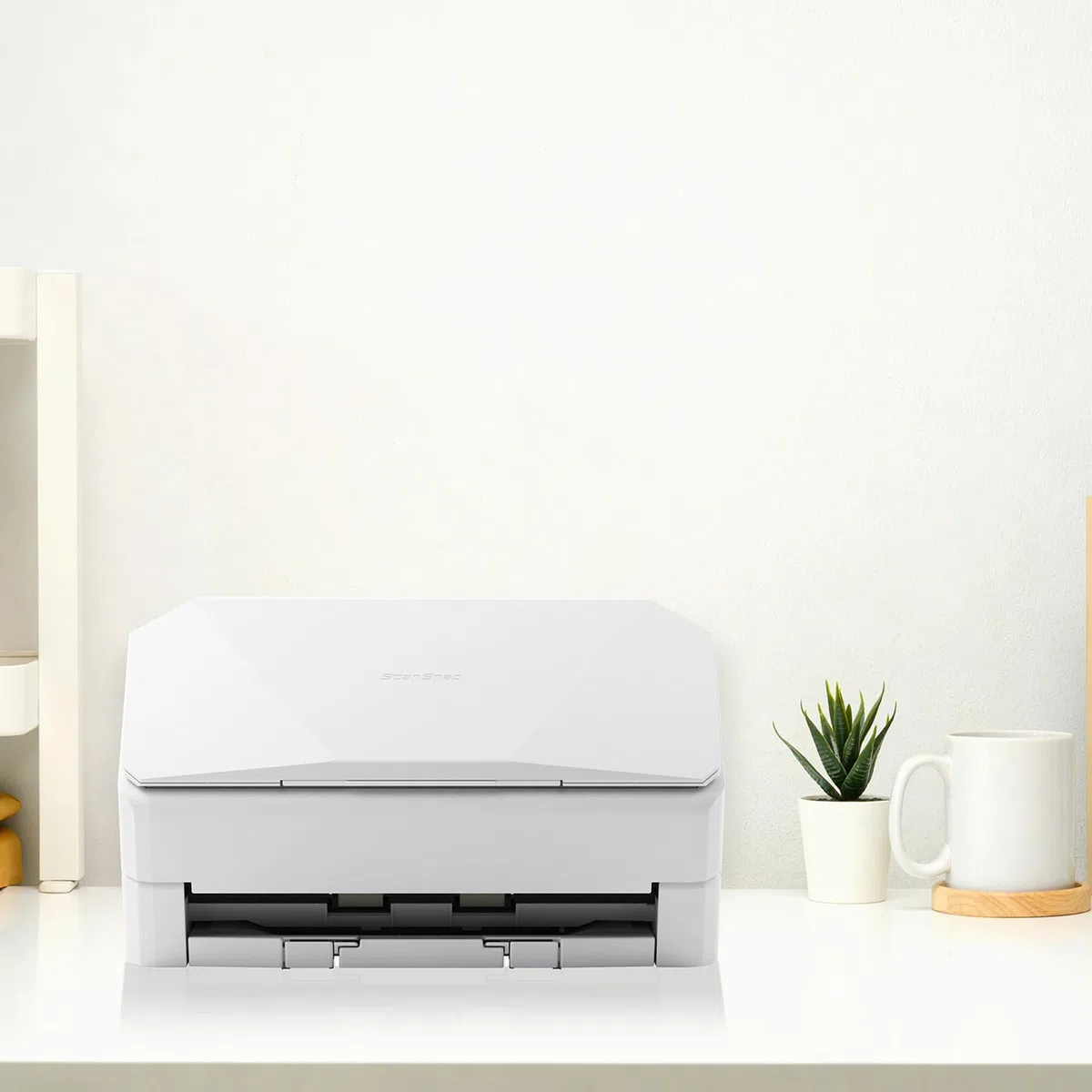 ScanSnap iX2400 A4 Document Scanner (White) – Includes Kofax Power PDF 4.0 Software – 45ppm Duplex, Automatic Document Feeder, USB 3.2, High-Resolution Office Scanner