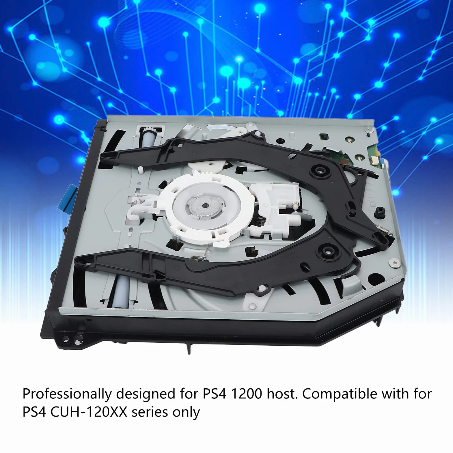Dioche Cuh 1216A Disc Drive Disk Drive Replacement ABS+Metal for 1200 DVD Drive Professional Optical Drive Replacement Repair Part for Cuh-120Xx Series