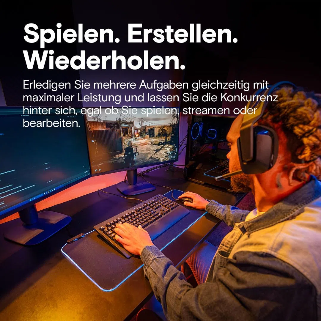 Crucial Pro DDR5 RAM 32GB Kit (2x16GB) 6400MHz CL32, Gaming PC Arbeitsspeicher, Intel XMP 3.0 / AMD Expo, Schwarz - CP2K16G64C32U5B
