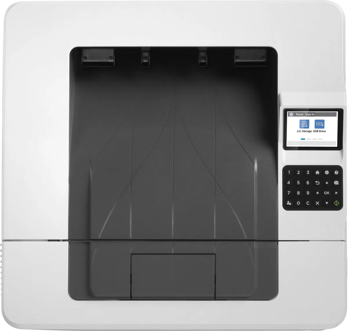 HP LaserJet Enterprise M406dn Laserdrucker (Drucker, LAN, Duplex, 350-Blatt Papierfach) weiß