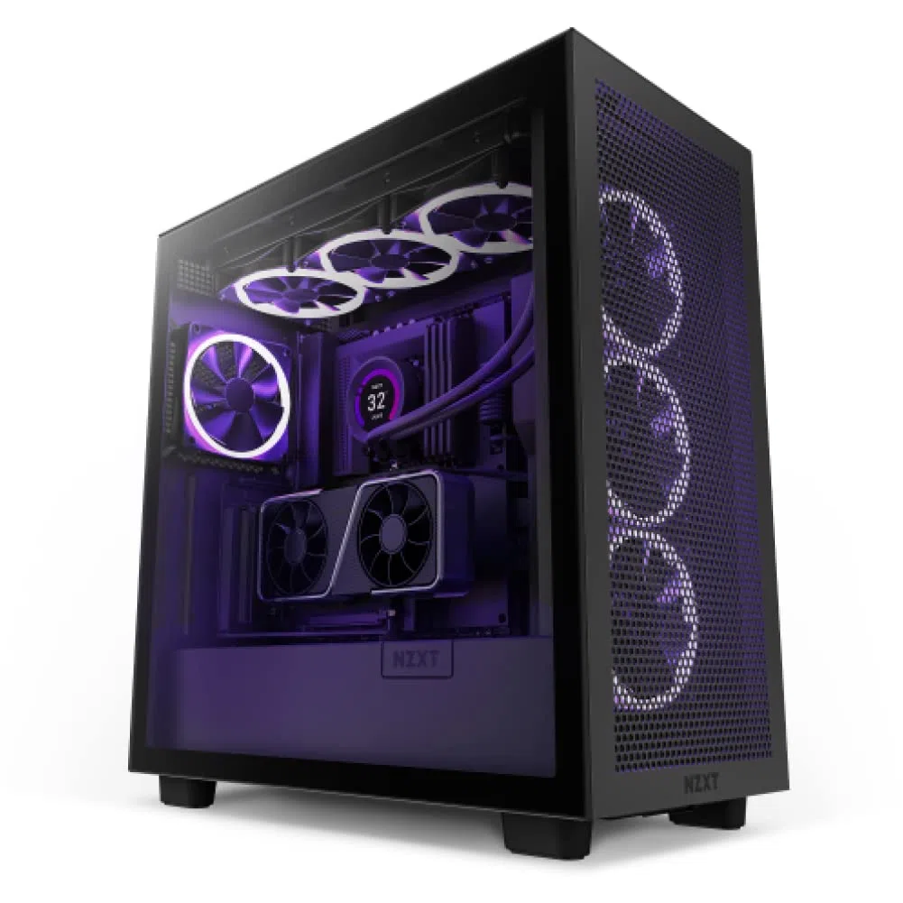 NZXT Vertical GPU Mounting Kit - AB-RH175-B1-175 mm PCIe 4.0x16 Riser-Kabel – GPU-Halterung – Robuste Stahlhalterung – Nur kompatibel mit Gehäusen der H5-, H7- und H9-Serie - Schwarz
