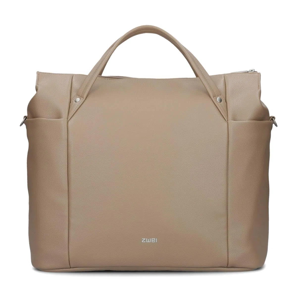 Zwei Große Damen Business-Tasche Pia PI160 Laptop-Tasche 16 Liter klassisch-elegante Querformat Tote Bag für Büro & Arbeit inkl. extra langer Schultergurt - Umhängetasche & Schultertasche