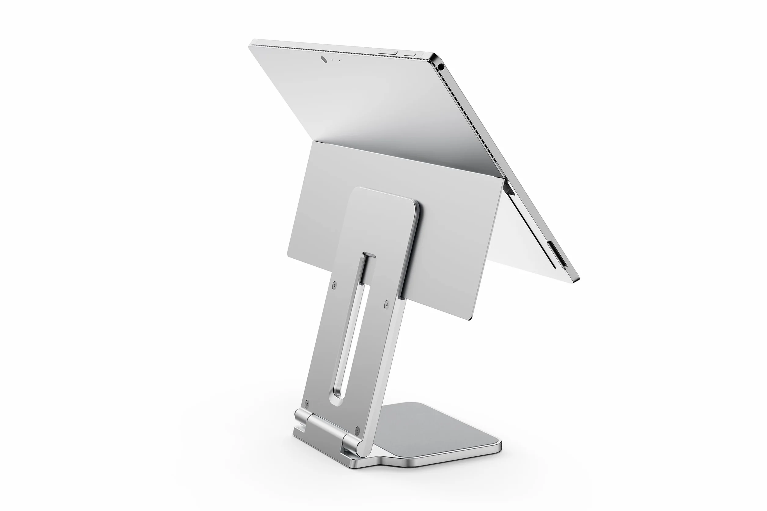 Kensington Ergonomische Halterung für Surface Pro & Go Modelle, Entwickelt in Zusammenarbeit mit Microsoft, Flexibler Tablet-Ständer mit Rutschfester Unterseite, Ideal für Büro & unterwegs, K58277WW