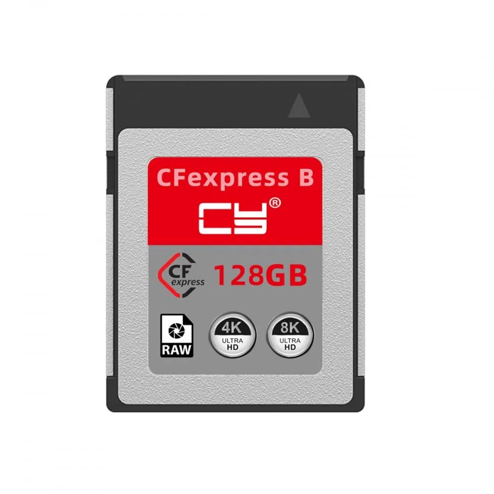CY CFexpress Typ-B 128 GB Speicherkarte CFB-Adapter kompatibel Kamera 8K RAW PCIe
