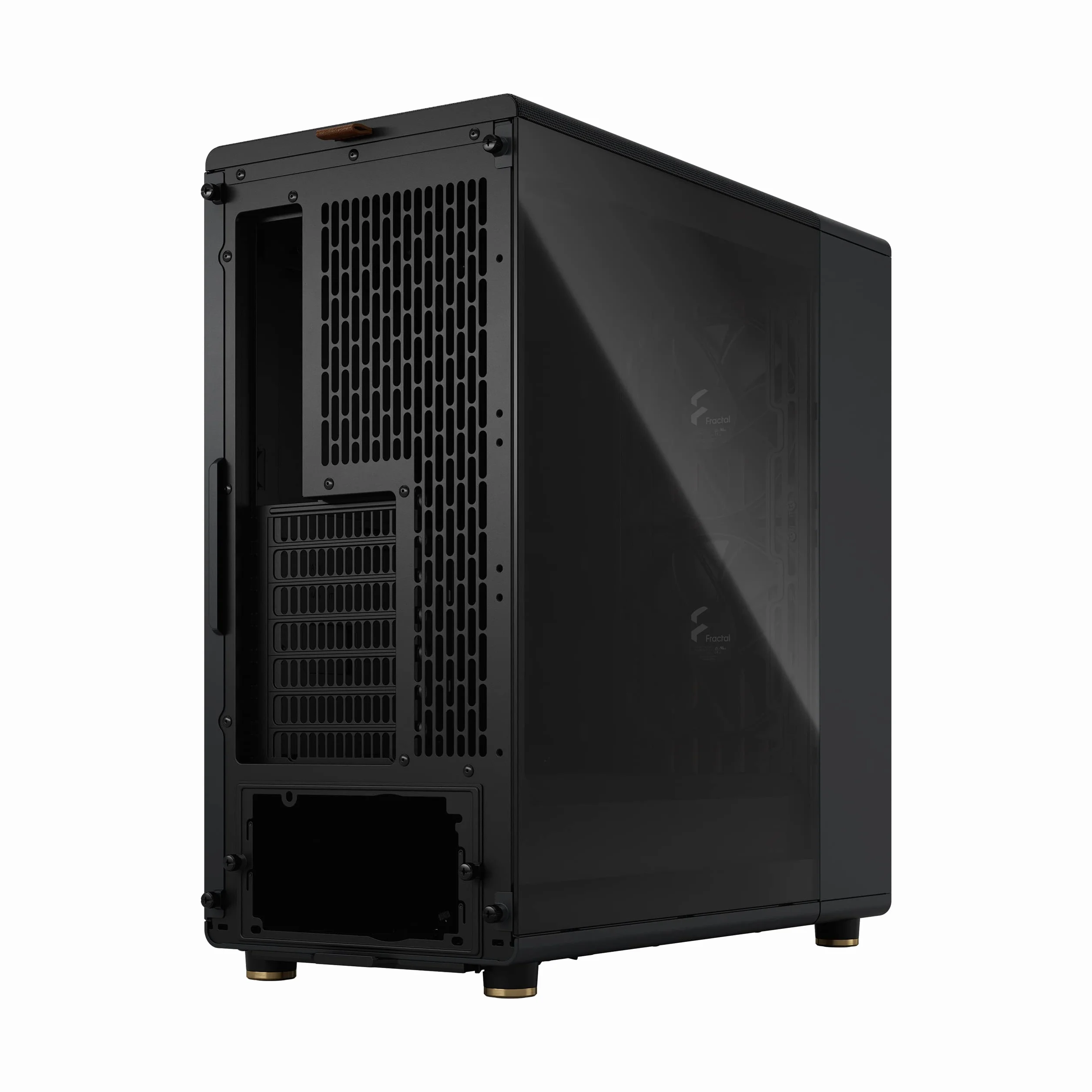 Fractal Design North ATX Mid-Tower PC-Gehäuse - Holzfront | Tempered Glass Seitenpanel, zwei 140-mm-Lüfter enthalten, USB-C, Airflow optimiert für Gaming PC