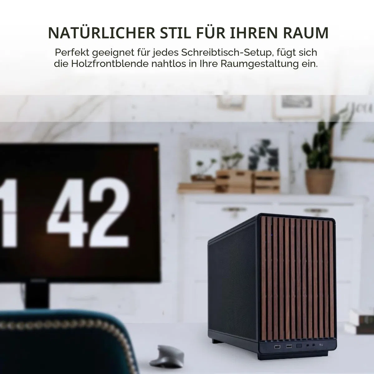 Lian Li DAN Cases A3-mATX PC-Gehäuse, anpassbares Layout, 415 mm GPU-Klarheit, unterstützt bis zu 360 mm Radiatoren, Stahl, Kunststoff, Schwarz