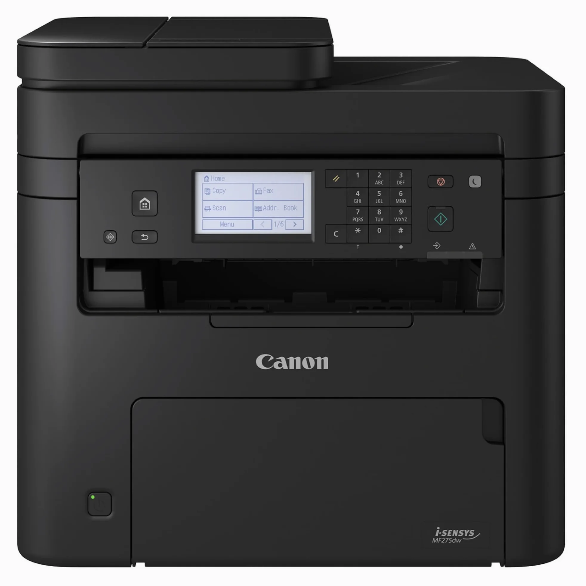Canon i-SENSYS MF275 A4 S/W-Laser MFP, Drucken Kopieren Scannen Faxen, USB, LAN, W-LAN, 150 Blatt Papierkassette, 29 DIN A4 Seiten/Minute, Duplexdruck