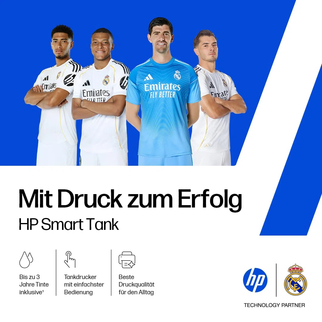 HP Smart Tank 5105 3-in-1 Multifunktionsdrucker WLAN Mobiles Drucken 3 Jahre Tinte inklusive Garantie