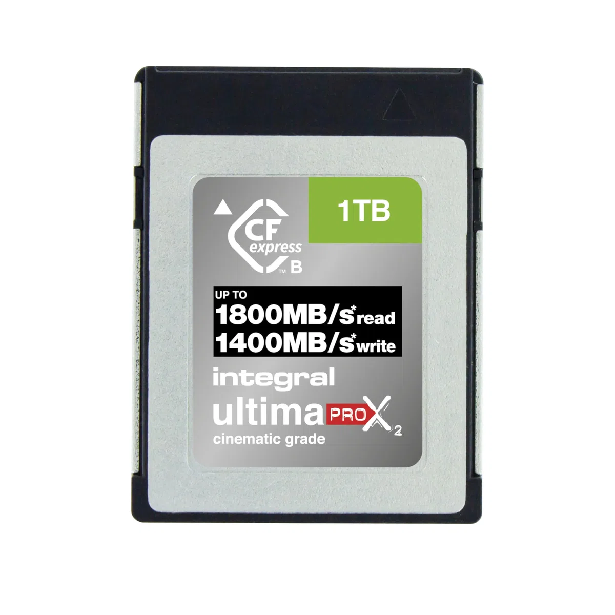 Integral 1TB CFexpress Memory Card Type B 2.0 12K and 8K RAW and 8K 120 FPS, 1800MB/s Read, 1400MB/s Write Speed, 1200MB/s Sustained Write Speed, Designed for Advanced Cinematic and DSLR Cameras