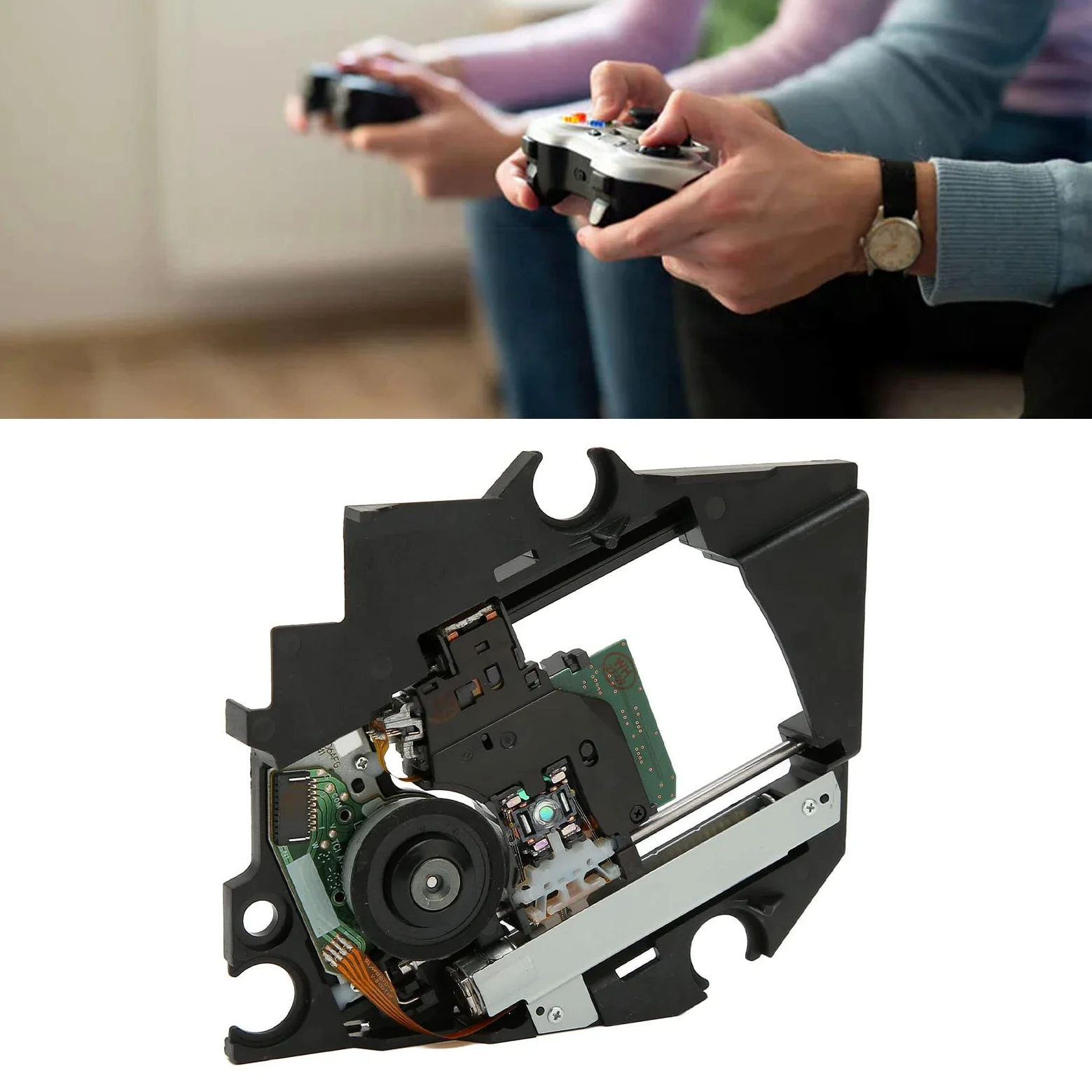 Optisches Laserobjektiv Ersatzteil, Tragbarer Objektivkopf mit Deckmechanismus für KEM 497AAA, Spielkonsolen-Komponente