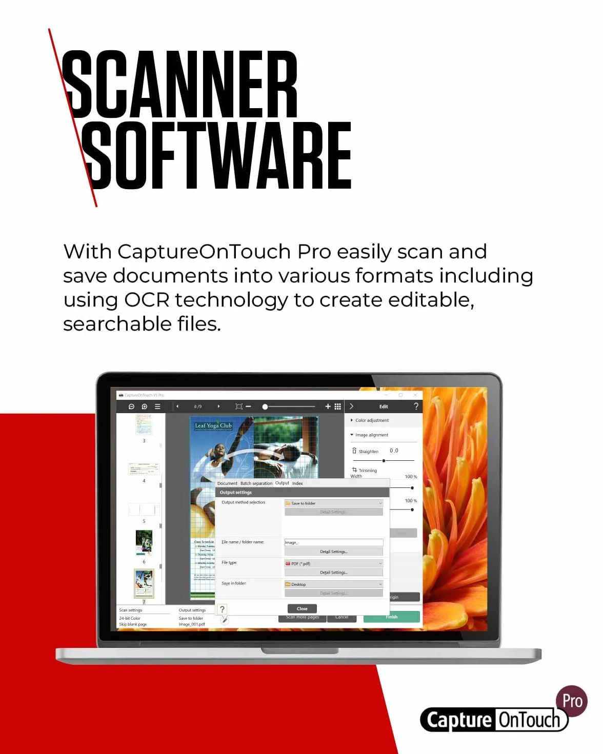 Canon DR-C225 II - imageFORMULA Dokumentenscanner (Duplex, Einzug, Farbe, 600dpi, 25 Seiten/Min, PDF OCR, kompakt, schwarz)