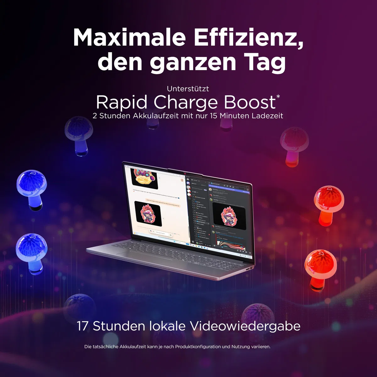 Lenovo IdeaPad Slim 3i Laptop | 15.3" WUXGA Display Entspiegelt | Intel Core i5-13420H | 24GB RAM | 1TB SSD | Intel UHD Grafik | Win11 | QWERTZ | Cosmic Blau | 3 Monate Premium Care