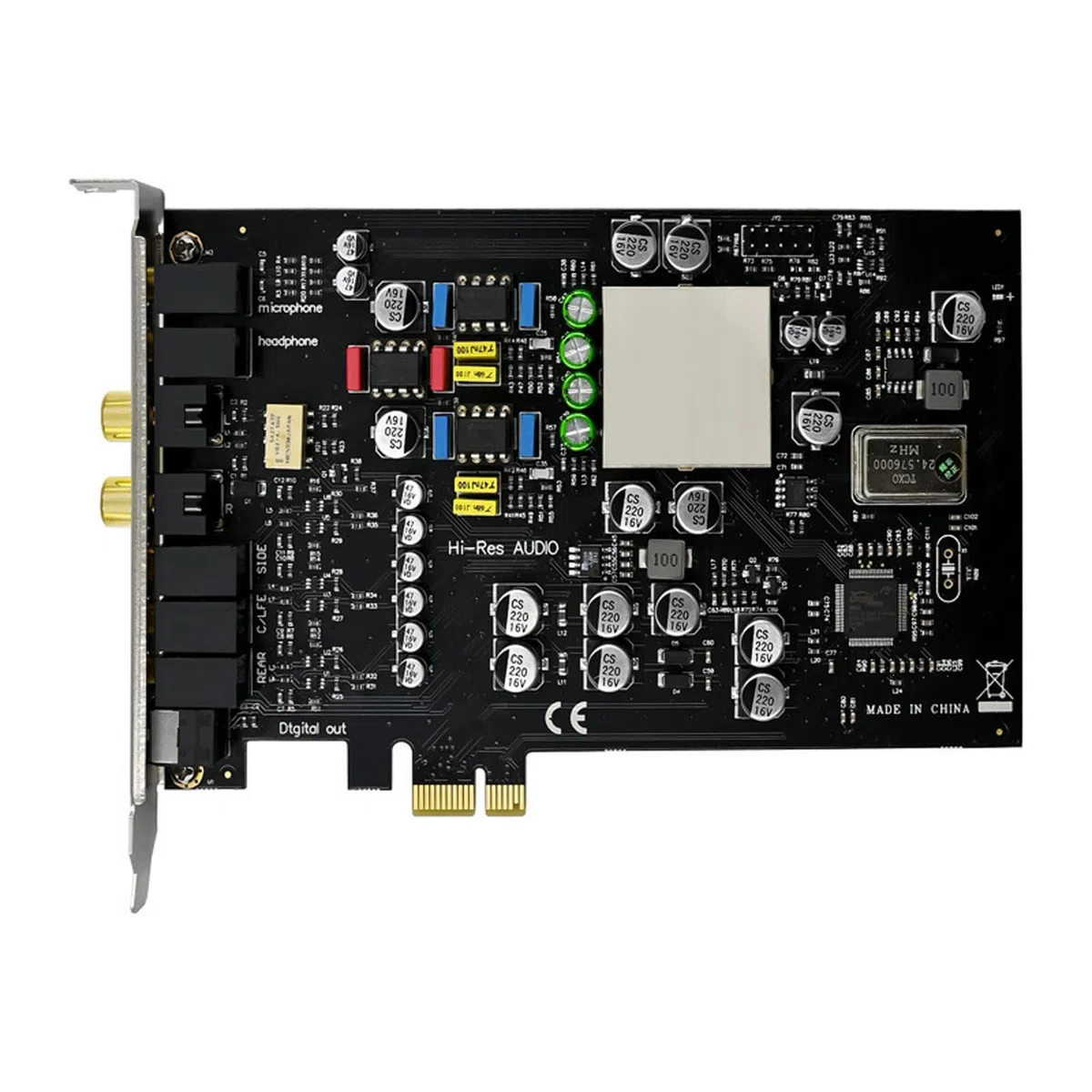 CMI8828 PCIE 7.1 K, geeignet für verlustfreie Soundkarte, Glasfaser, Heimkino, große Spielumgebung, Soundkarte