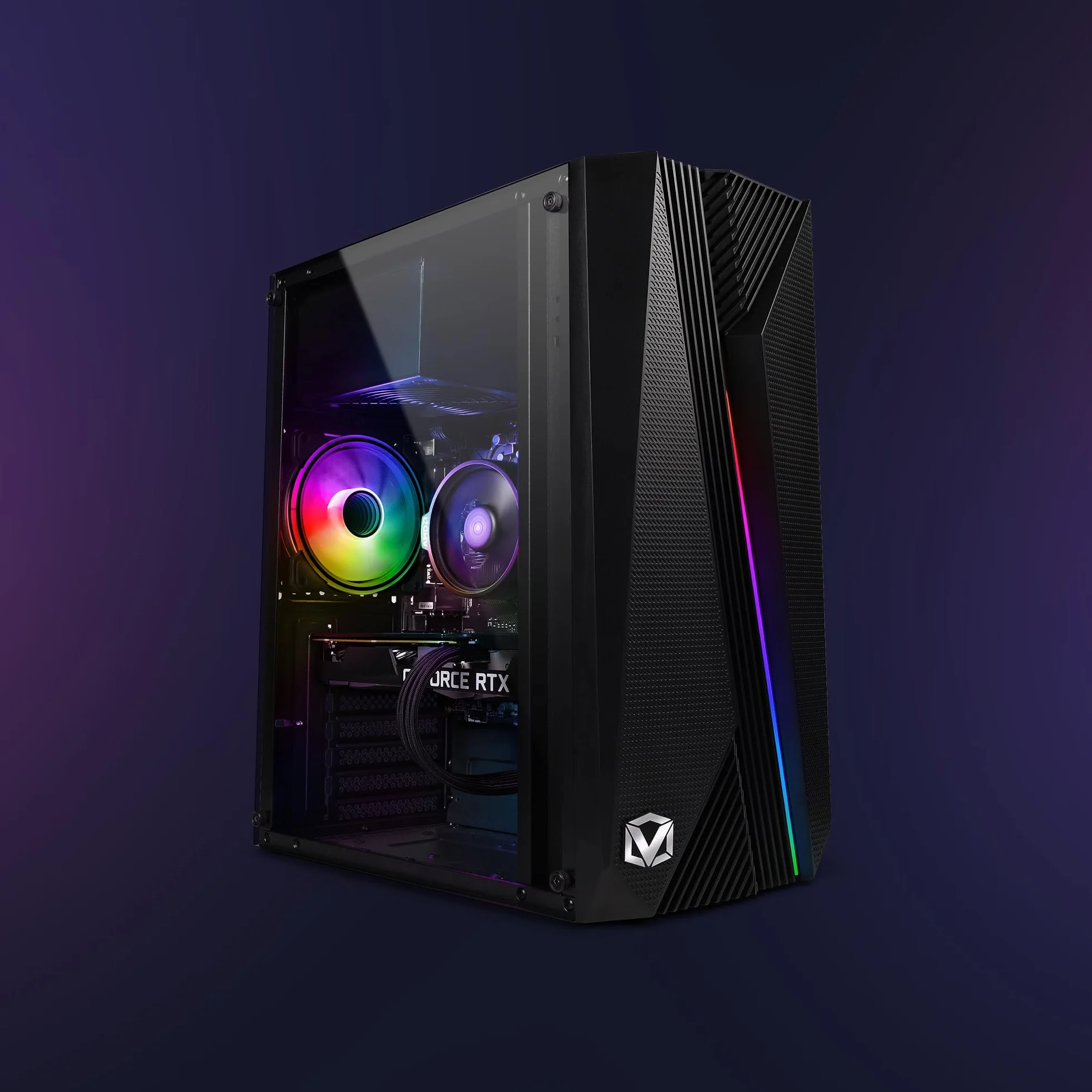 Vibox I-32 Gaming PC Set Komplett • Monitor 22 Zoll • AMD Ryzen 3 3200G 4-Kern • Radeon Vega 8 • 16GB RAM • 1TB SSD • Windows 11 • WLAN 6 + Bluetooth 5.4