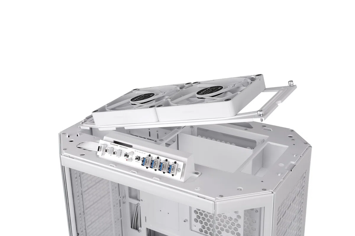Thermaltake The Tower 600 Mid Tower Chassis | Hidden Connector | White