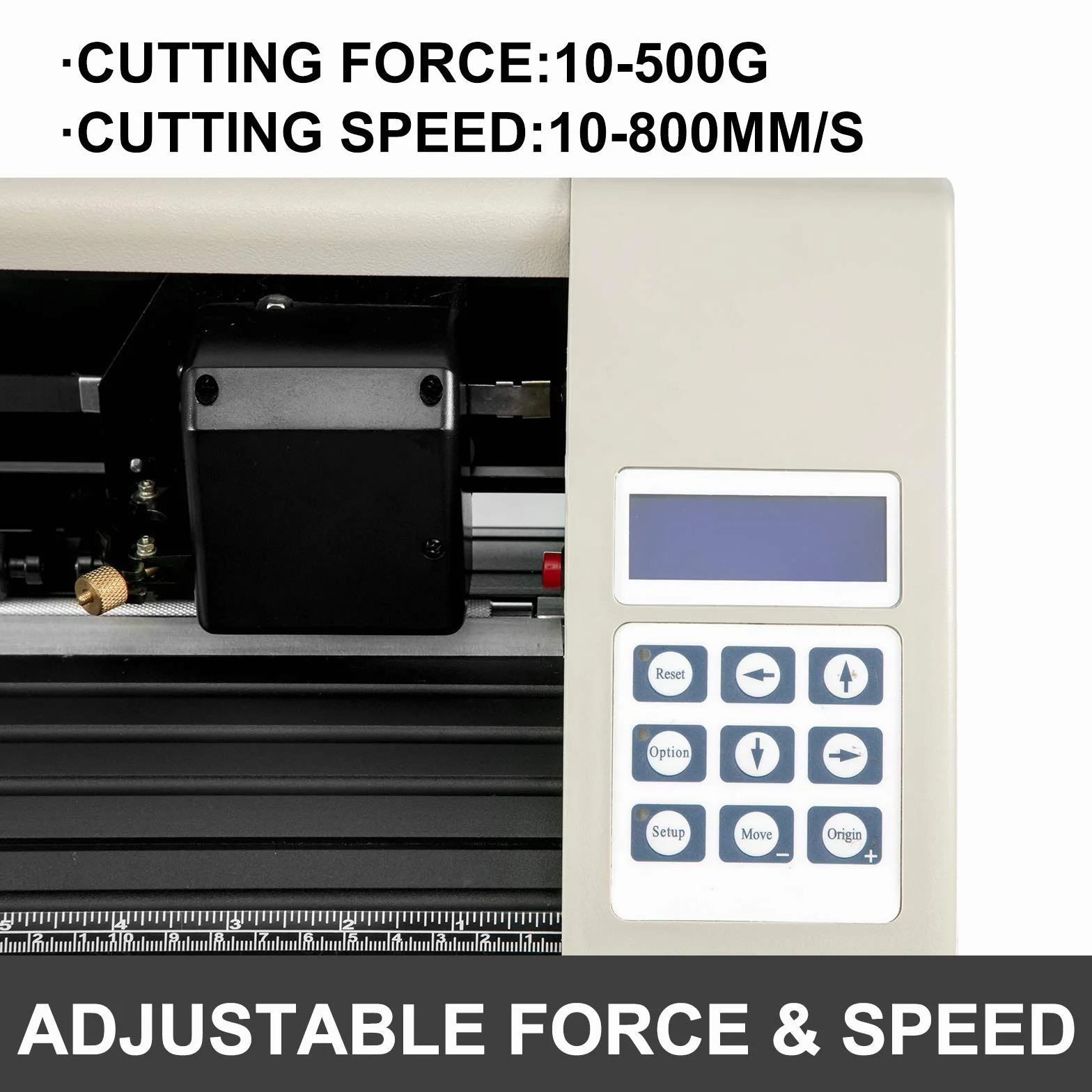VEVOR Vinyl Schneideplotter 375 mm Folienschneider, Plottermaschine Schnittpräzision ±0,01 mm, MAC & Windows kompatibel, Folienplotter mit USB-Laufwerk, Cuttingplotter 8 kg