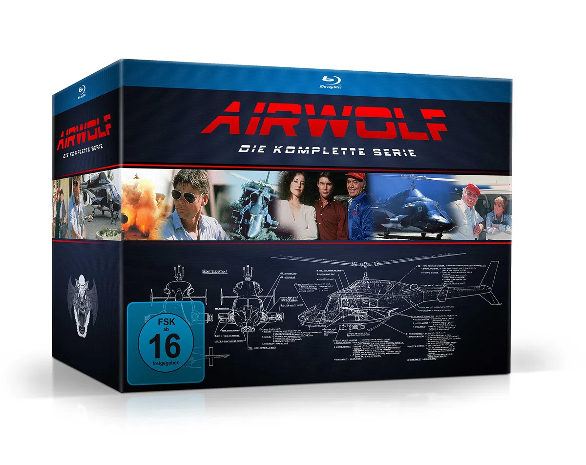 Airwolf - Die komplette Serie [Blu-ray] (exklusiv bei Amazon.de) & Knight Rider - Die komplette Serie [26 DVDs]
