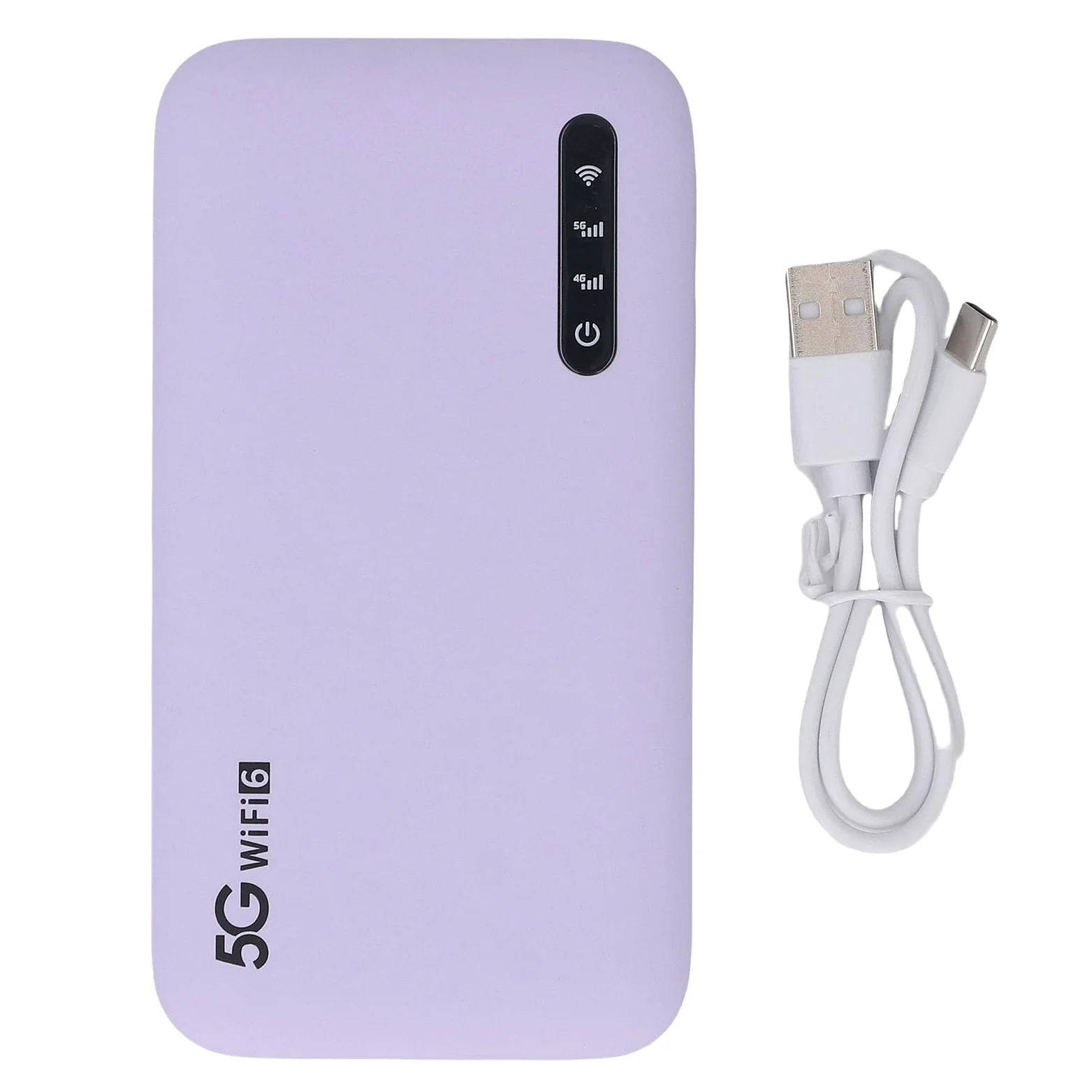 5G WiFi Mobile Hotspot-Gerät, Tragbares WLAN für Reisen, mit Multitrier-Netzwerk, Verbinden Sie Bis zu 16 Geräte, die in 6100-mAh Eingebaut Sind