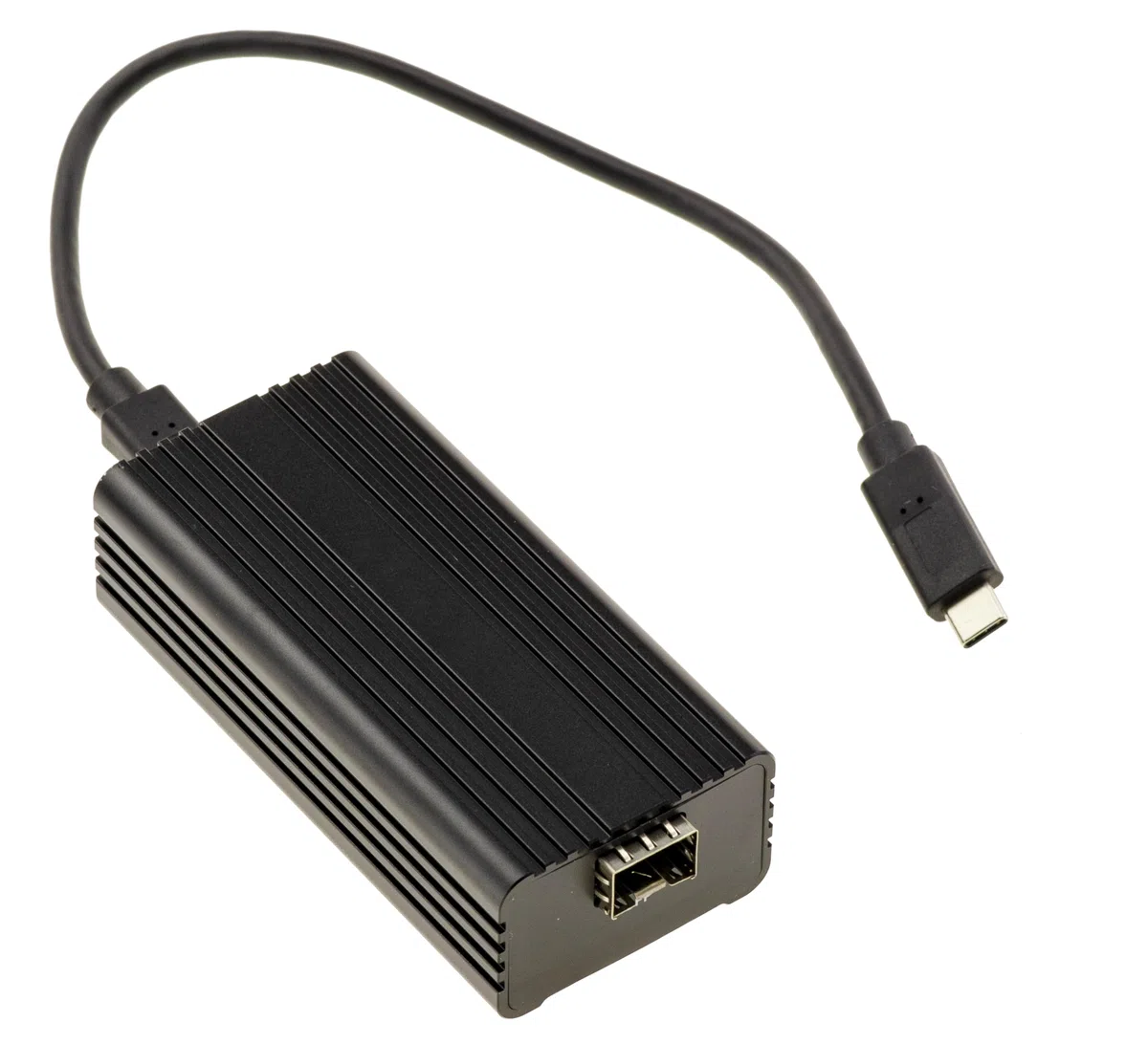 KALEA-INFORMATIQUE USB4-Thunderbolt-3/4/5-zu-10G-SFP+-Glasfasernetzwerk-Adapterkabel mit Realtek RTL8157-Chipsatz – Geräuschloser, lüfterloser Glasfaser-Ethernet-Konverter