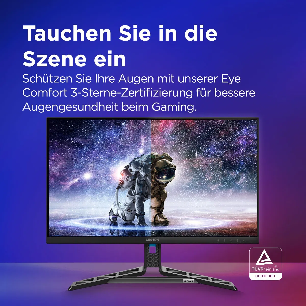 Lenovo Legion R27qe Gen 2 27" QHD WLED Gaming Monitor 2560x1440 200 Hz IPS 0.5ms HDMI DisplayPort Raven schwarz