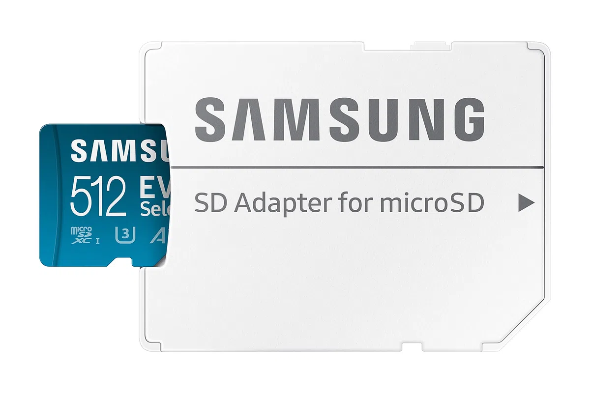 Samsung EVO Select 2024 microSD-Karte 512 GB UHS-I U3 160 MB/s Lesen 4K UHD