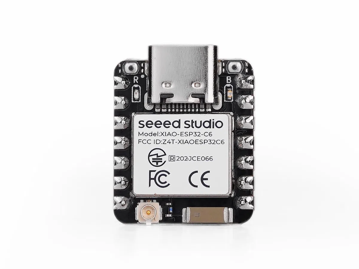 Seeed Studio XIAO ESP32C6 (vorverlötet): Wi-Fi 6, Bluetooth 5, Thread, Zigbee, 160 MHz RISC-V Prozessor, Linux, LPDDR RAM