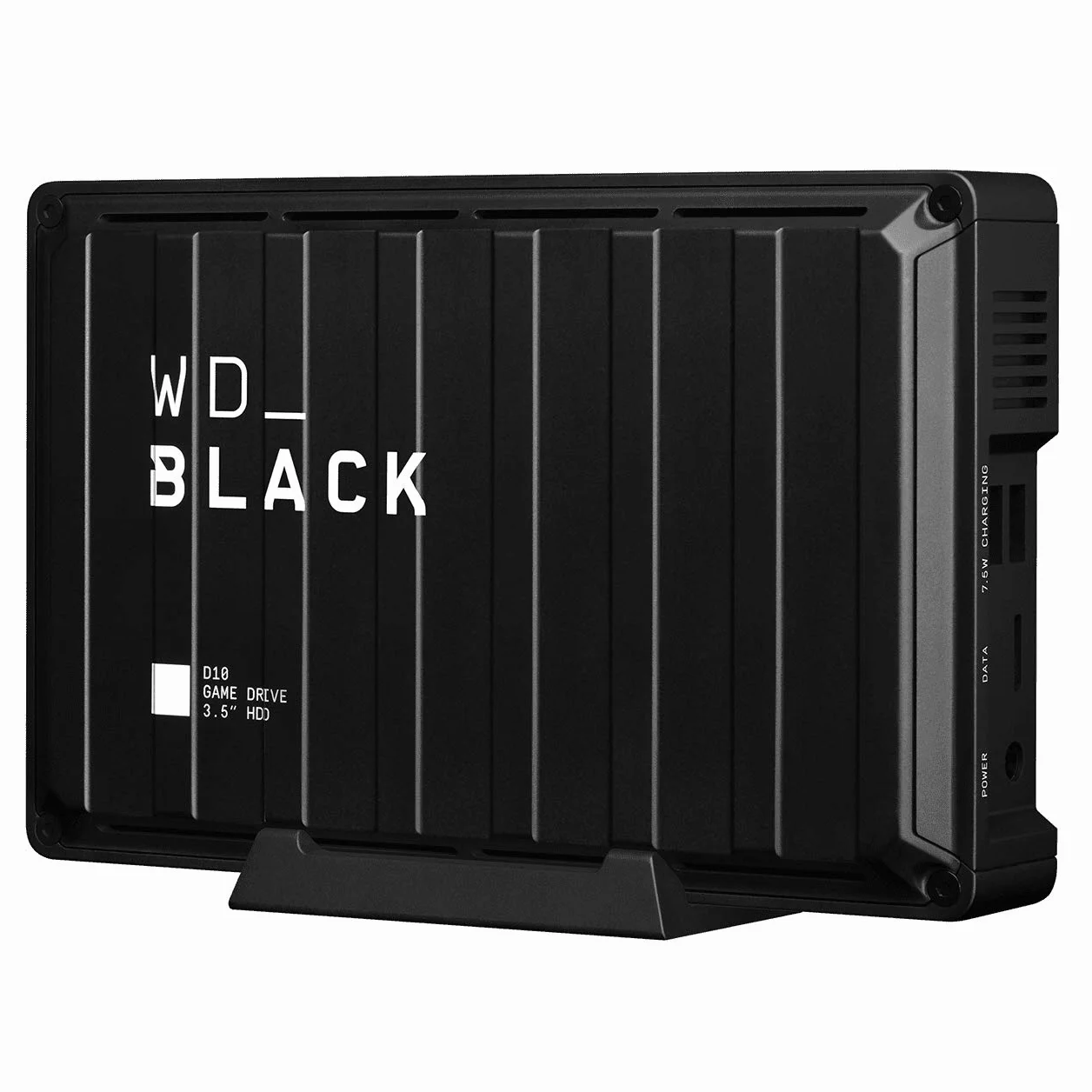 WD_BLACK D10 Game Drive externe Festplatte 8 TB (Übertragungsgeschwindigkeit bis zu 250 MB/s, 7200 U/min und aktive Kühlung, USB Typ-A zum Laden von Gaming-Ausrüstung) Schwarz
