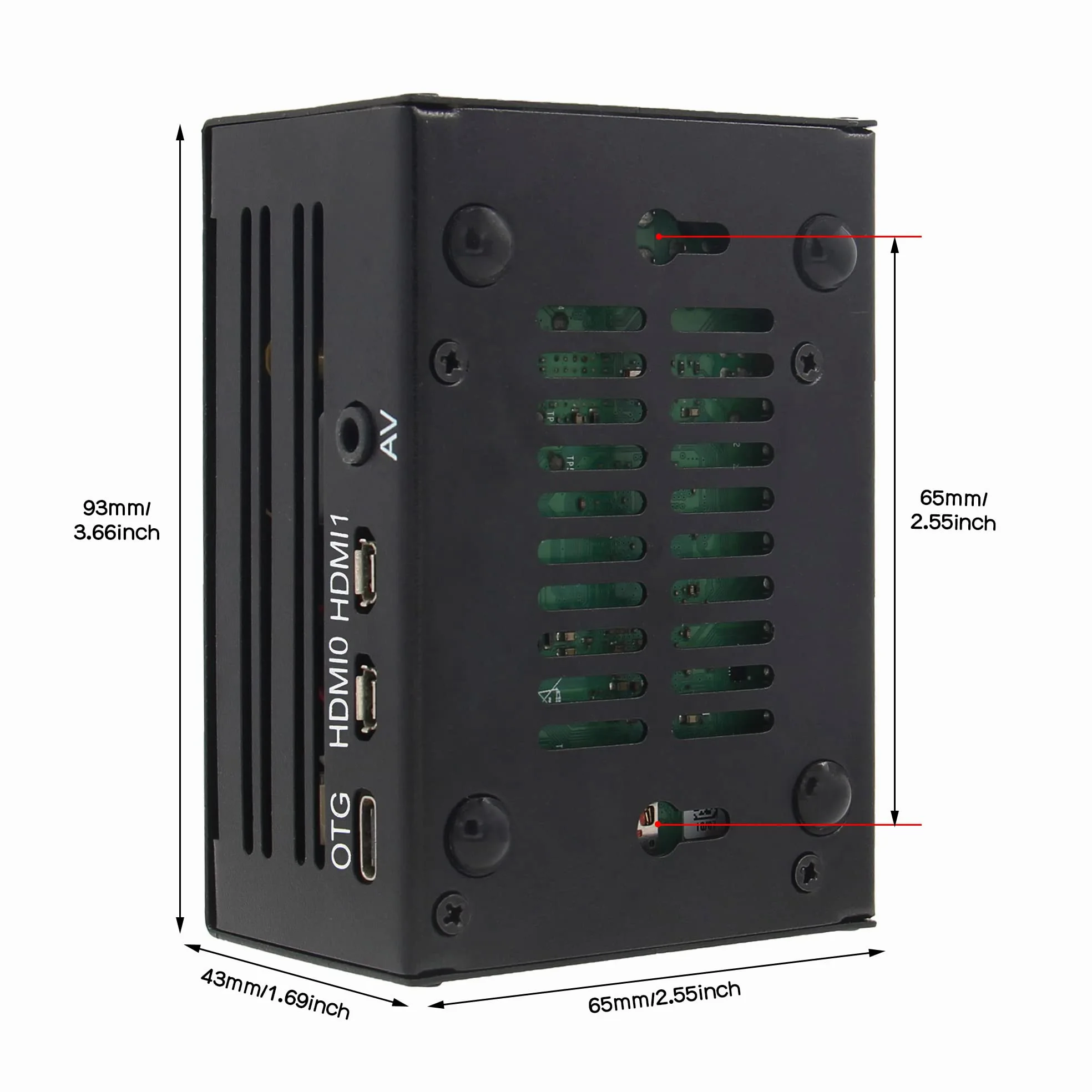 Geekworm KVM-A3 Kit for Raspberry Pi 4 Open Source KVM Over IP (Only Support V3 OS)