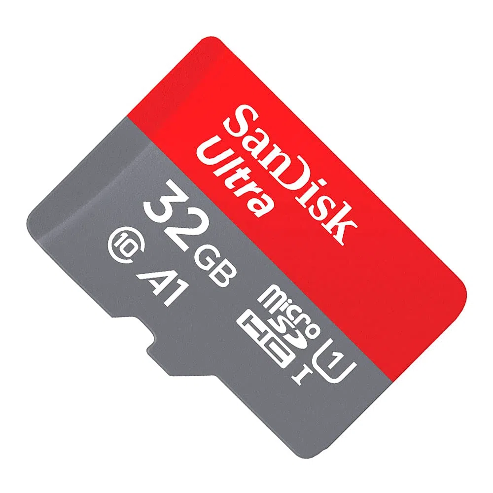 SanDisk Ultra 32 GB microSDHC Memory Card + SD Adapter with A1 App Performance Up to 98 MB/s, Class 10, U1