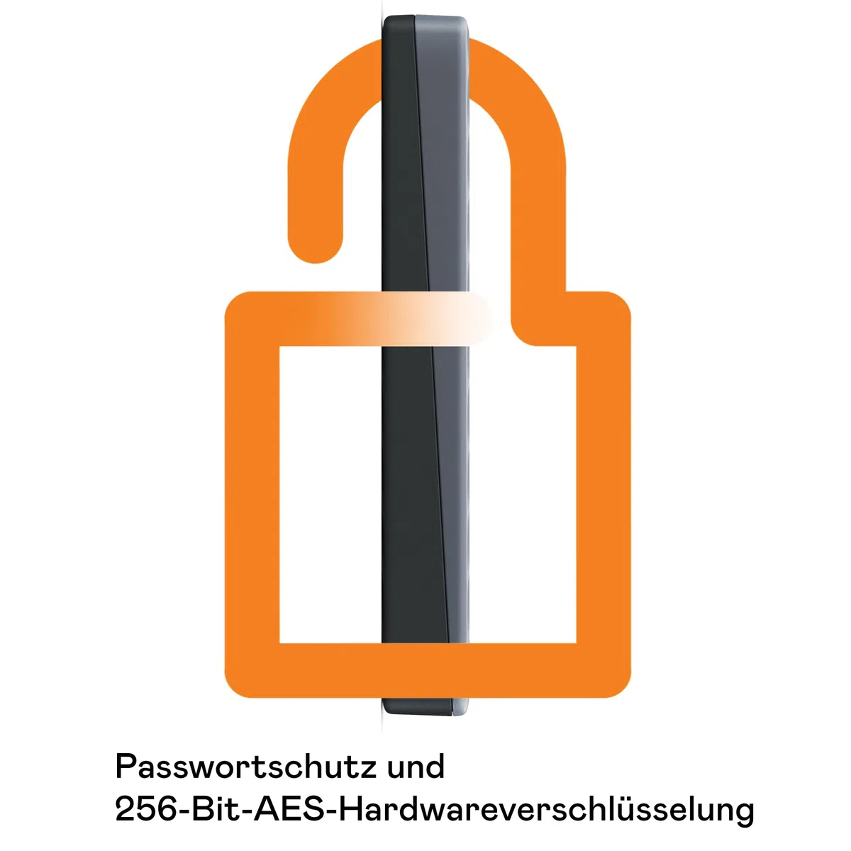 WD My Passport-Festplatte, funktioniert mit USB-C 5 TB (Mobile Festplatte, Passwortschutz, Backup-Software, USB 3.2 Gen 1, 3 Jahre Garantie) Siliziumgrau