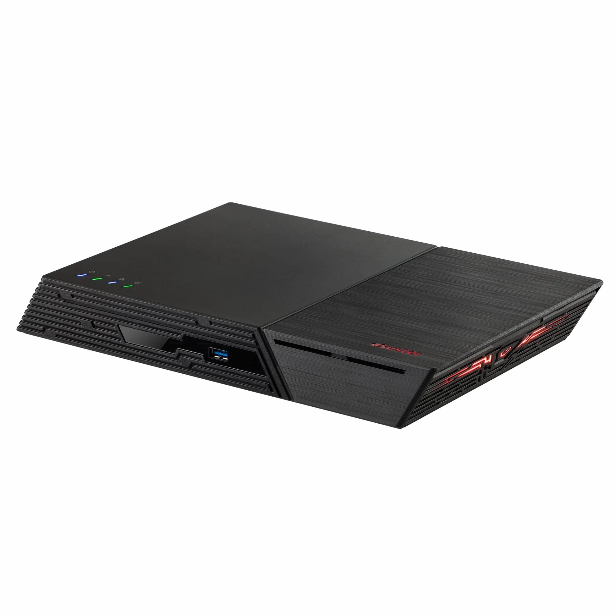 Asustor Flashstor 12 Pro FS6712X - 12 Bay Reine M.2-SSD-NAS Netzwerkspeicher Gehäuse, Quad-Core 2.0GHz, 12 M.2 SSD Slots, 10GbE Port, 4GB RAM DDR4 (Diskless)