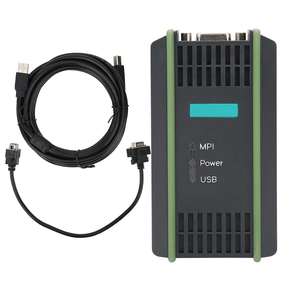 lyrlody 6GK1571 0BA00 0AA0 USB-MPI SPS-Programmierkabel PC-Adapter fürS7 300 mit Weichem Draht, Optische Kopplungsisolierung, Vernickelte Anschlüsse, Unterstützung von PPI MPI