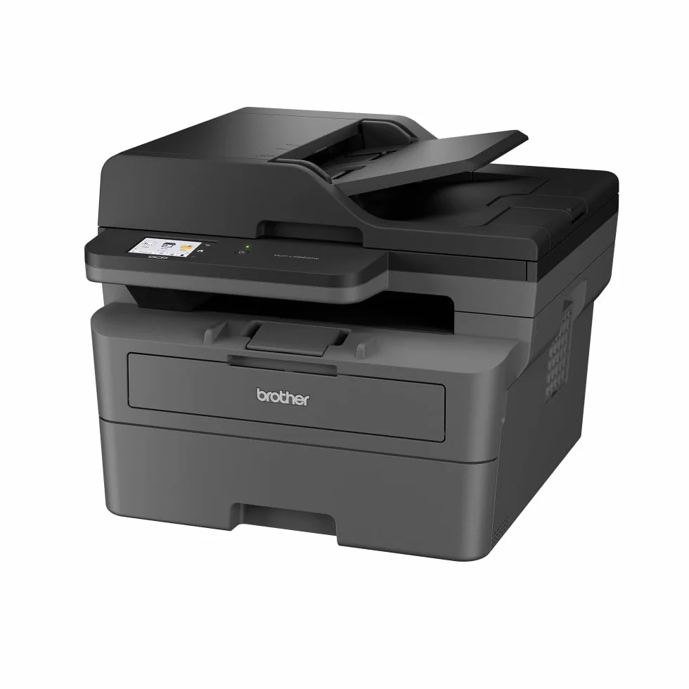 Brother DCP-L2660DW 3-in-1-Multifunktionsgerät Laserdrucker Monochrom, WLAN & LAN, automatischer Vorlageneinzug (ADF) für 50 Blatt, Druckgeschwindigkeit von bis zu 34 Seiten pro Minute