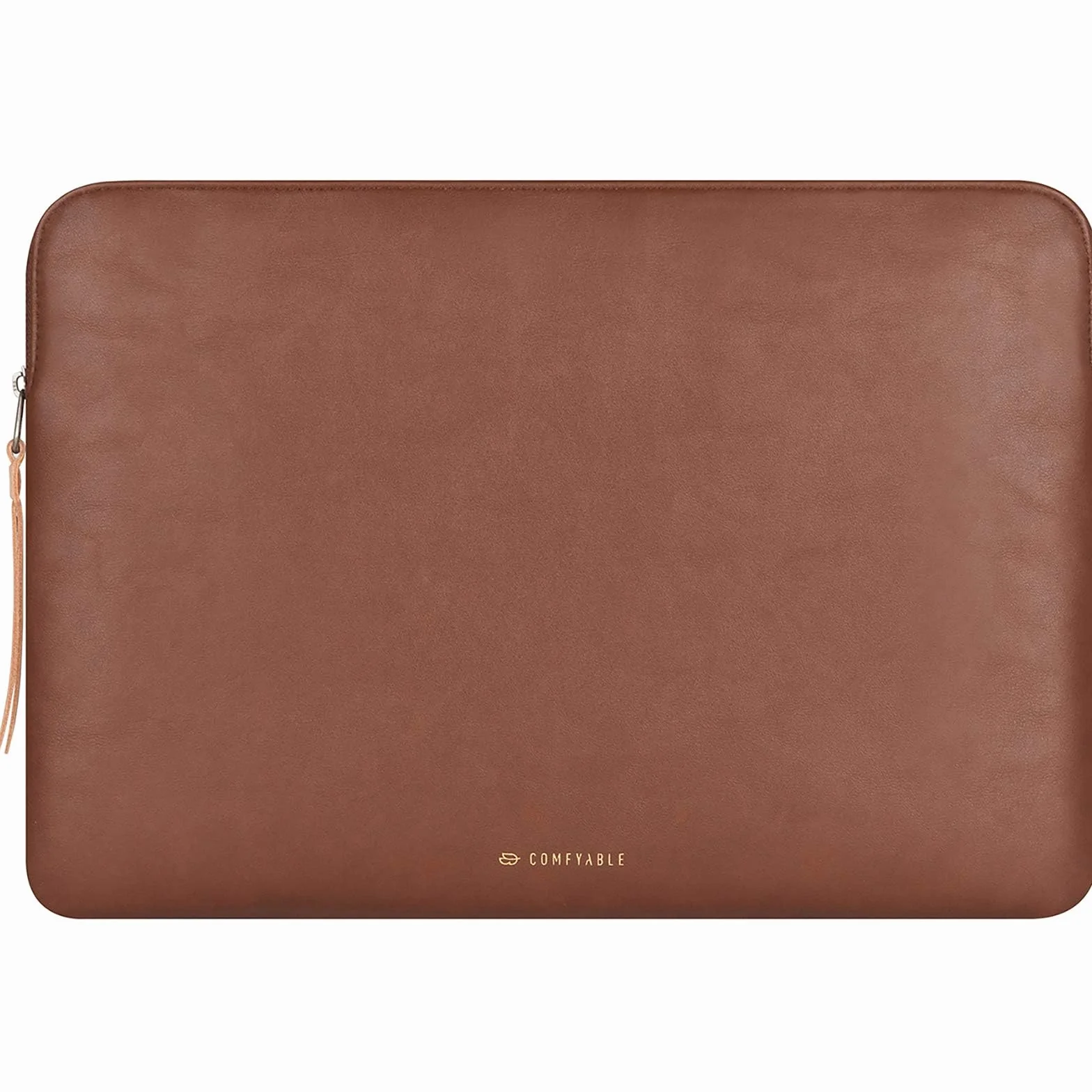Comfyable Slim Protective Laptop Sleeve Compatible with 13/13.3/14 Inch MacBook Air & MacBook Pro, Mac Travel Case, Laptop Pouch, Slim PU Leather Cover M5/M4/M3/M2/M1 2026-2021, Brown