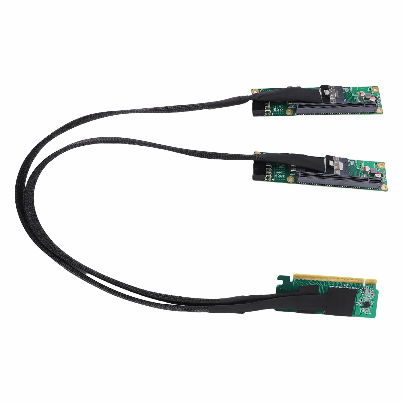 Vielseitiges PCIe 4.0-zu-SFF-8654-Extender-Adapterkabel, Hohe Leistung für Nahtlose Upgrades