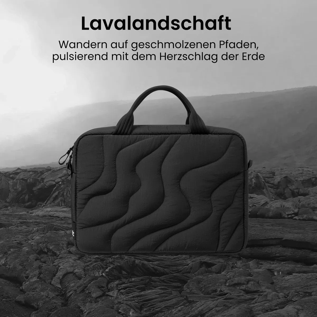 tomtoc Laptoptasche 16 Zoll, Puffy Laptop Tasche für Damen, Leichte Laptoptasche für 16 Zoll MacBook Pro M5 Pro/Max M4, Modische Laptophülle Arbeitstasche Aktentasche Handtasche für Tägliches Pendeln
